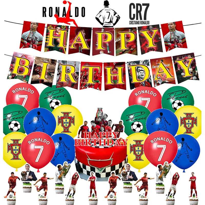 Kit d'anniversaire Cristiano Ronaldo – cr7