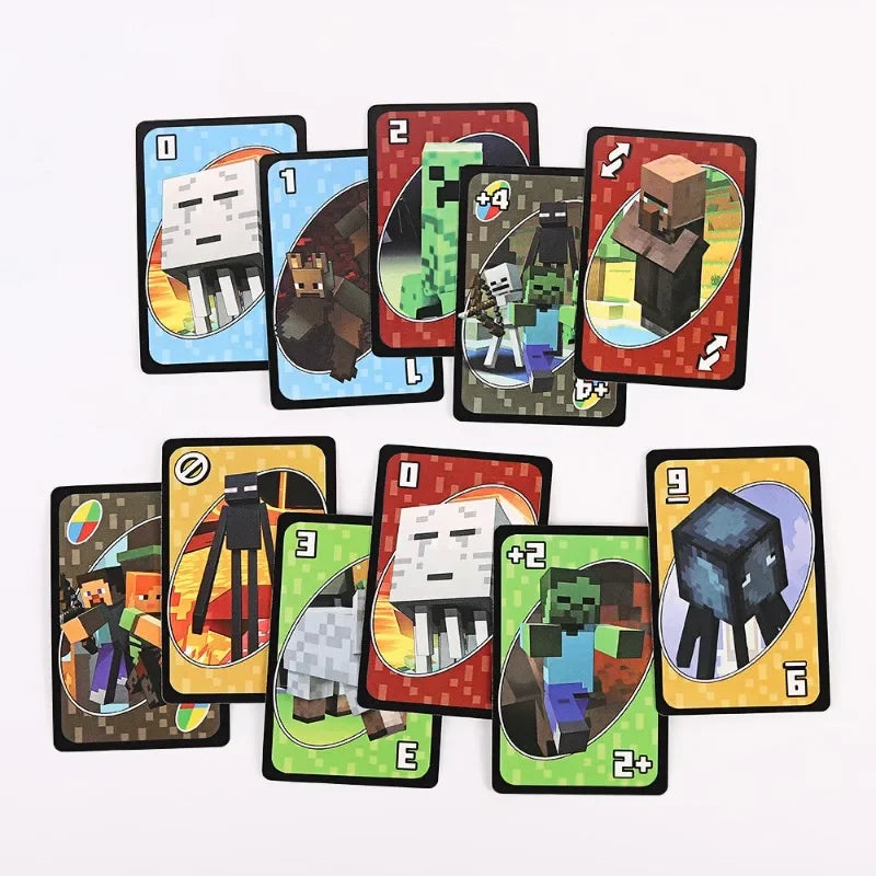 Jeu de cartes UNO Flip Minecraft Creeper