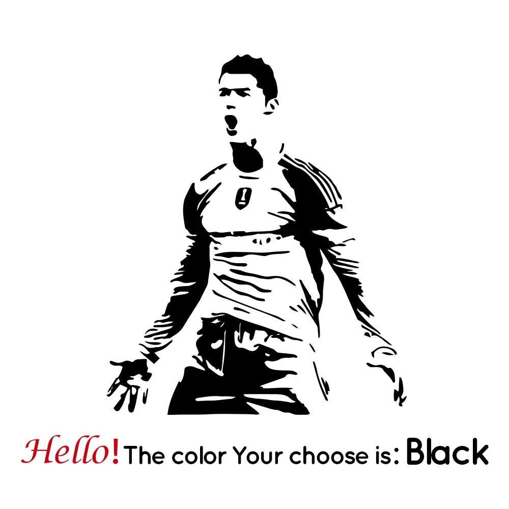 Ronaldo wall sticker – vinyl 2