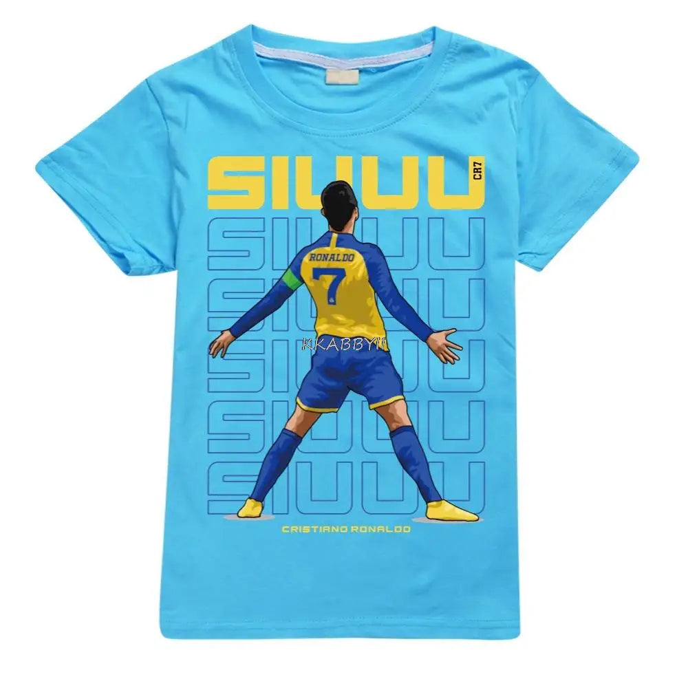 Kinder T-Shirt CR7 – Al Nassr - C3
