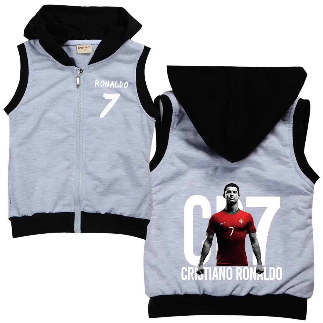CR7 Ärmellose Kapuzenjacke für Kinder – CR1