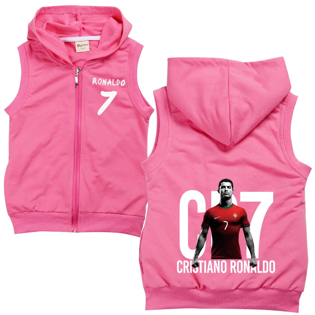 CR7 Ärmellose Kapuzenjacke für Kinder – CR1
