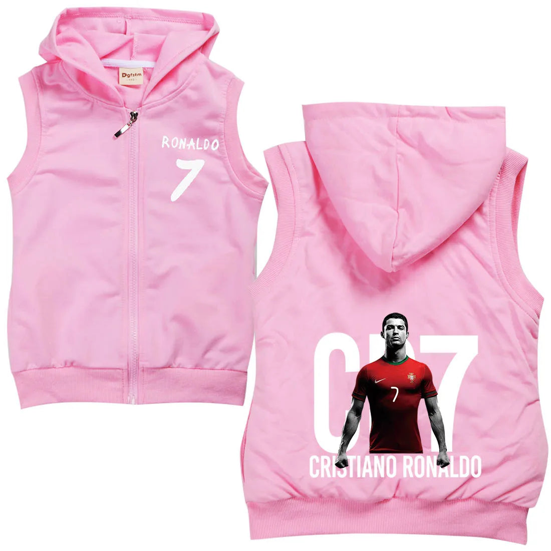 CR7 Ärmellose Kapuzenjacke für Kinder – CR1