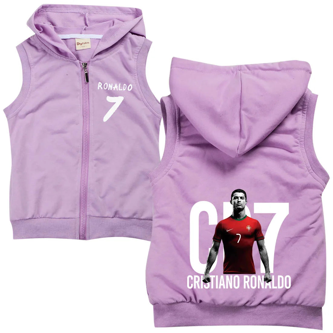 CR7 Ärmellose Kapuzenjacke für Kinder – CR1