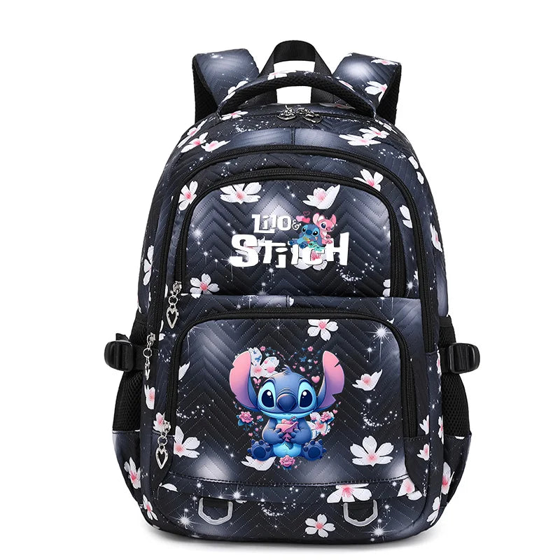 Stitch Rucksack-Set – Schultasche, Lunchtasche &amp; Federmäppchen - M1