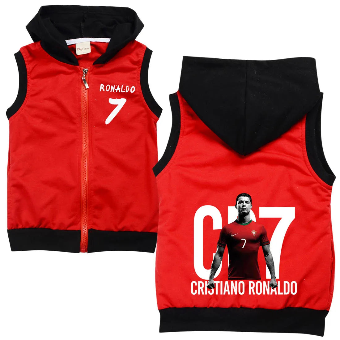 CR7 Ärmellose Kapuzenjacke für Kinder – CR1