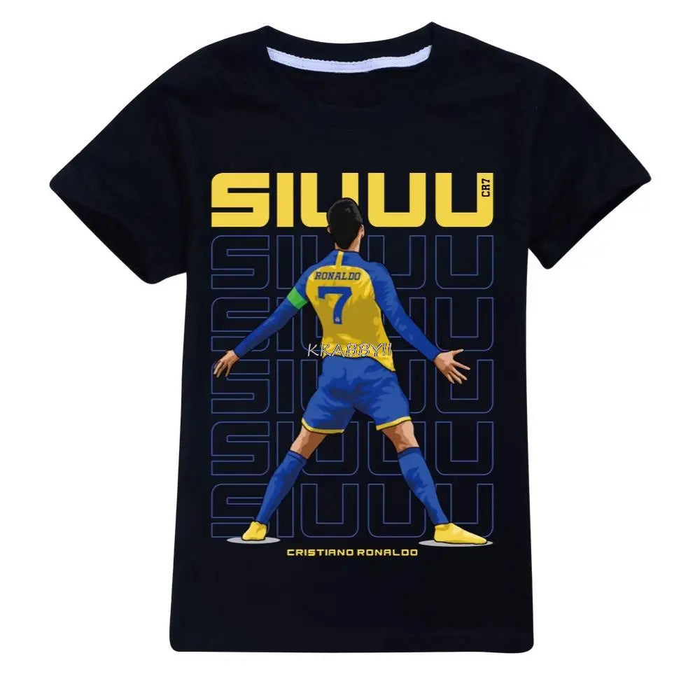 Kinder T-Shirt CR7 – Al Nassr - C4