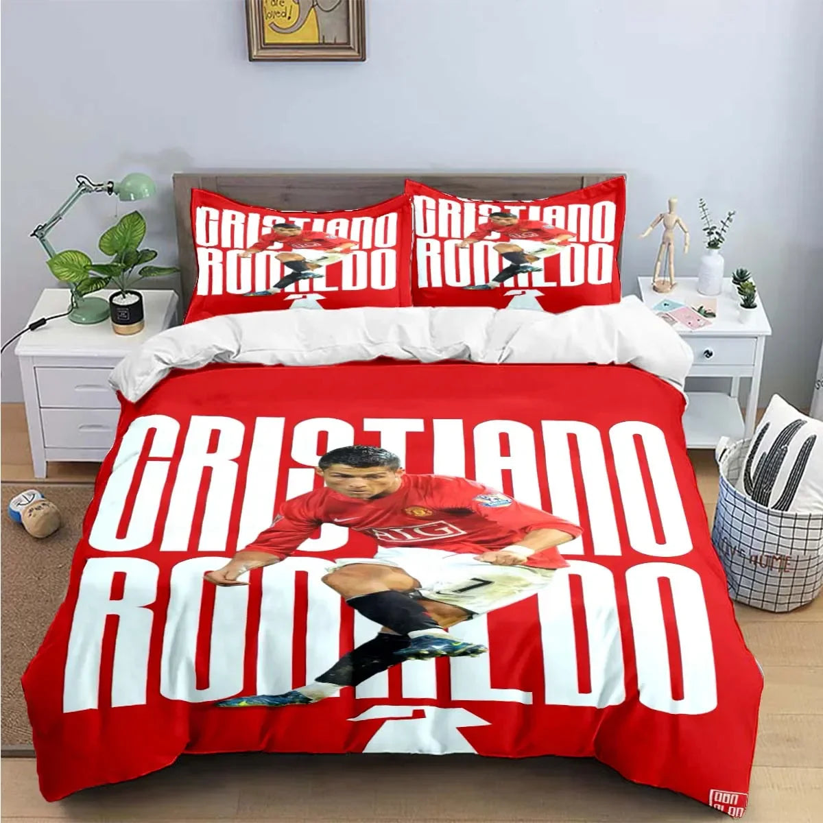 Cristiano Ronaldo bedding set -cr7-Manchester