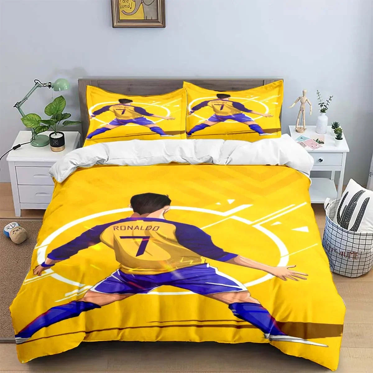 Cristiano Ronaldo bedding set -cr7-al nassr3