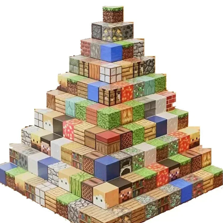 Minecraft Magnetblöcke – 20-teiliges Lernpuzzle