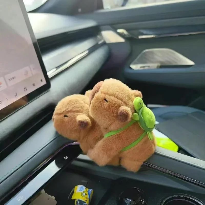 Capybara Plush Wristband — Kawaii Clip-On Bracelet / Bag Charm