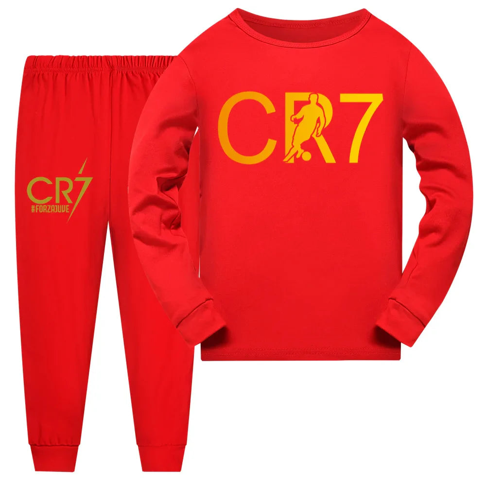 Ensemble Pyjama Enfant CR7 – Sweat et Pantalon - Rouge