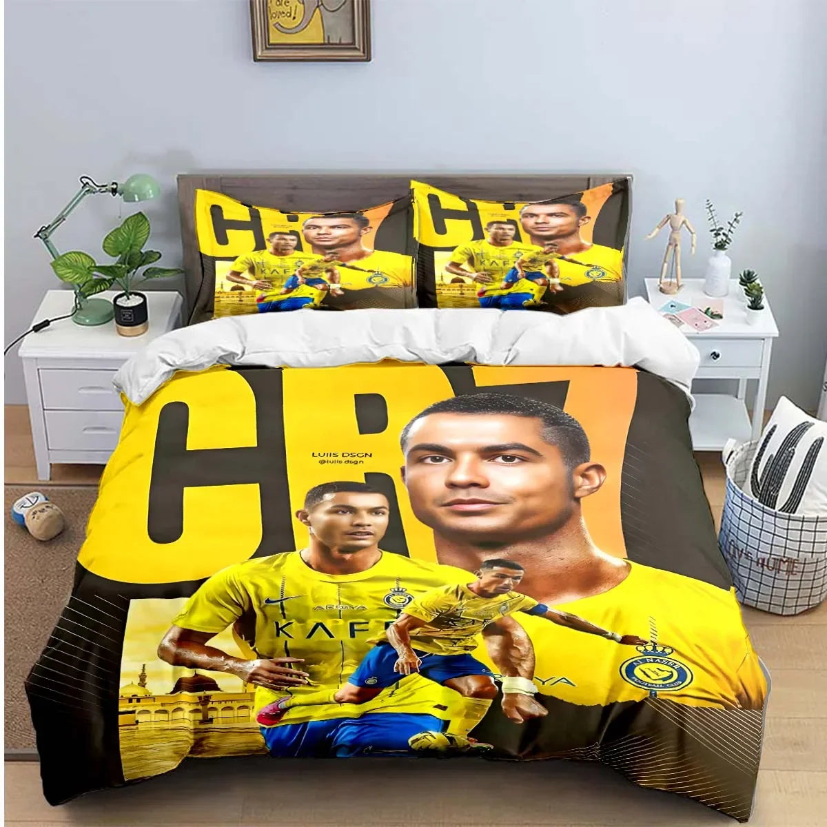 Cristiano Ronaldo bedding set -cr7-al nassr