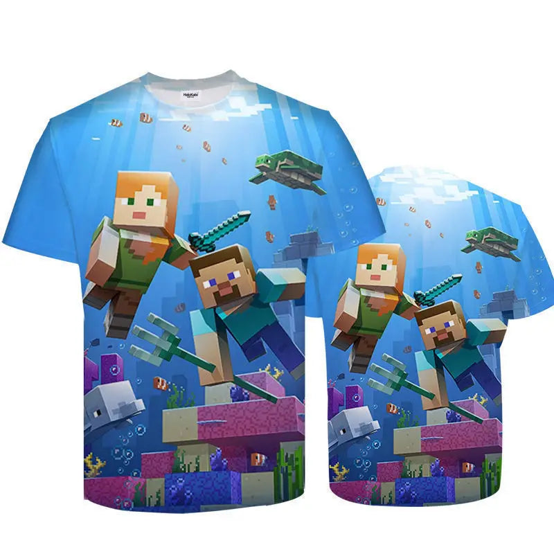 T-shirt Minecraft 3D pour enfants – MC6