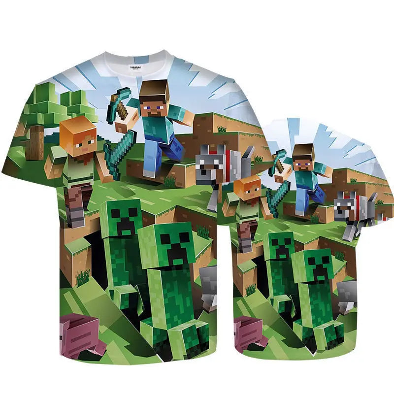 T-shirt Minecraft 3D pour enfants – MC5