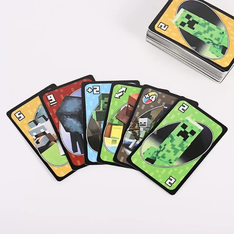 Jeu de cartes UNO Flip Minecraft Creeper